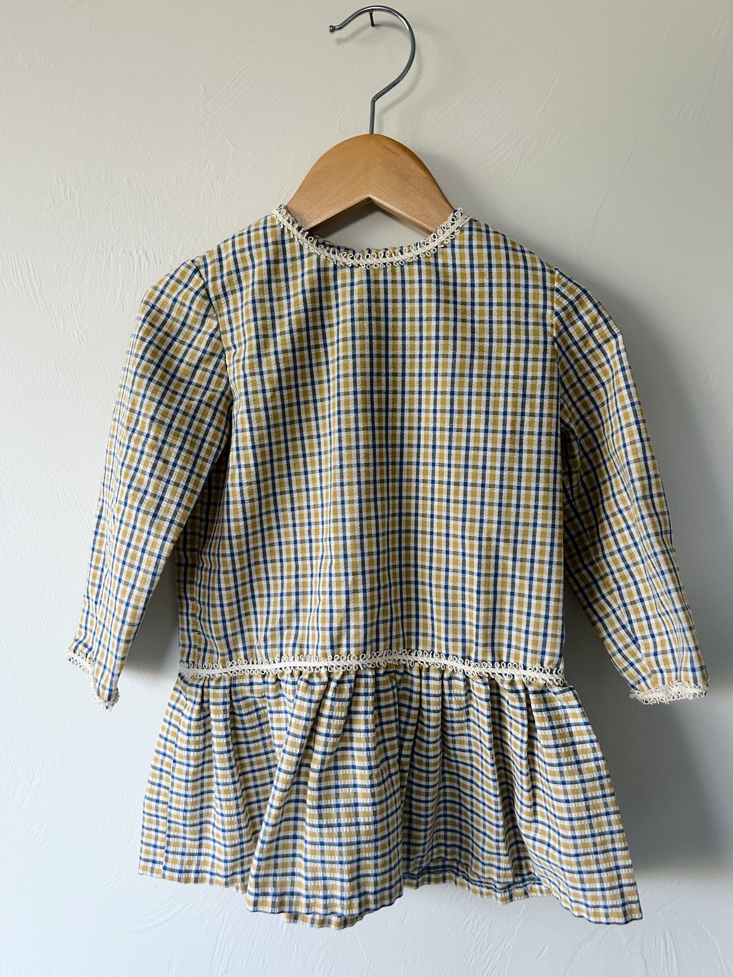 Plaid Drop Waist Dress