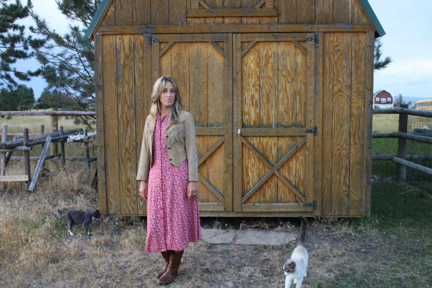 Western Crop Fringe Jacket