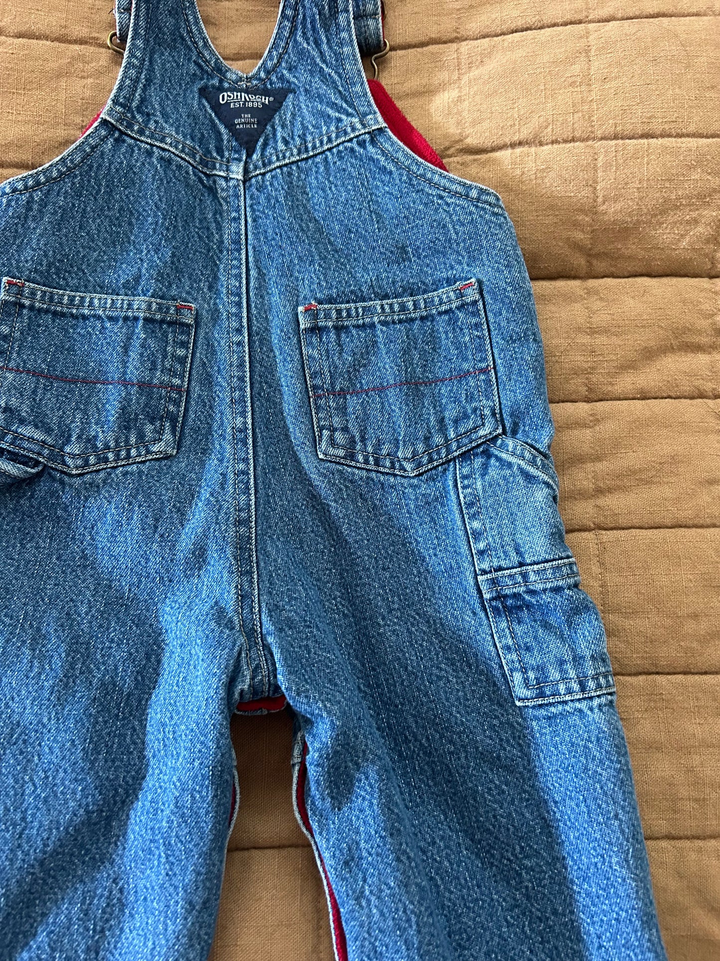 Kid’s Vintage Lined Overalls