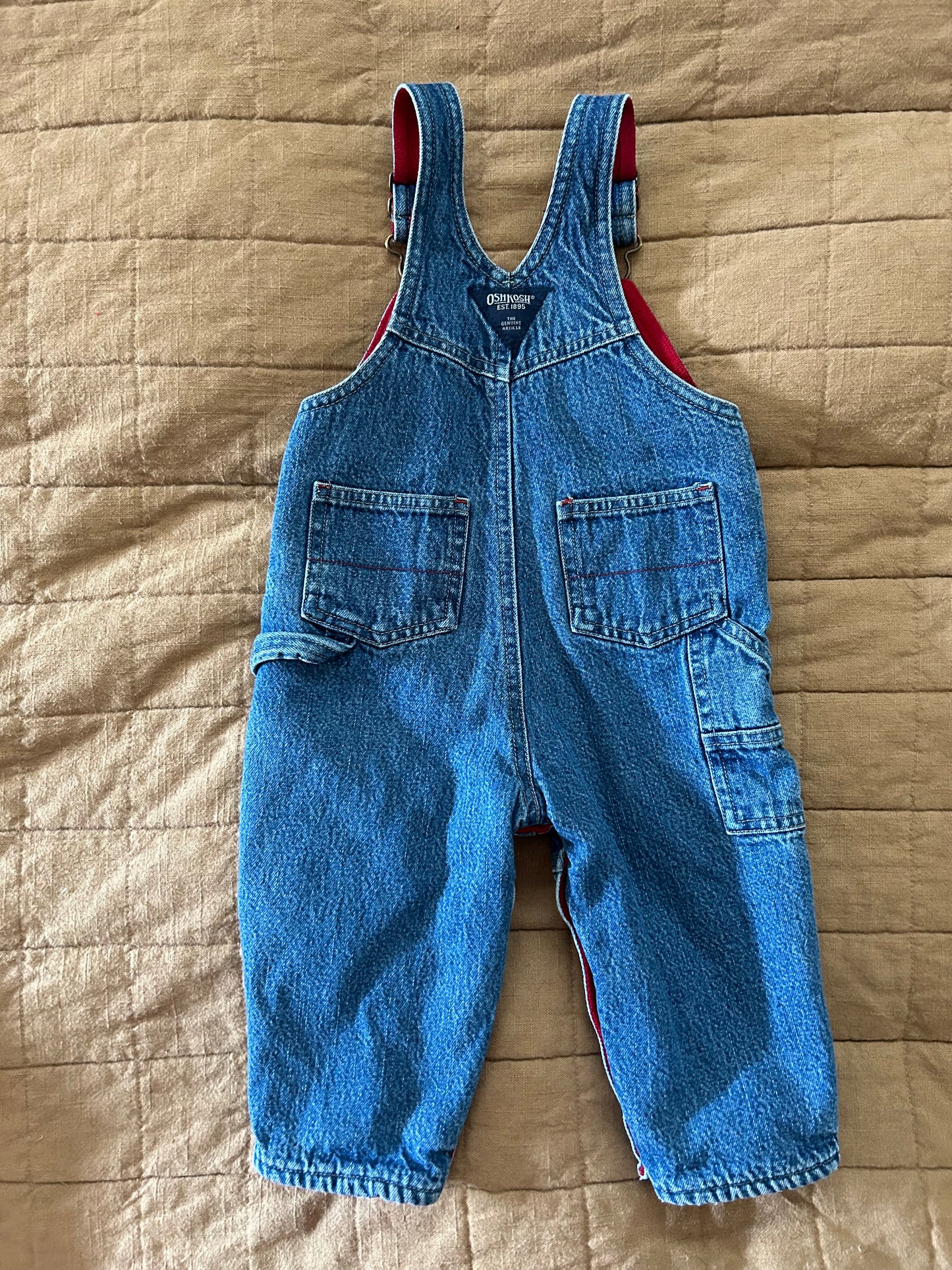 Kid’s Vintage Lined Overalls