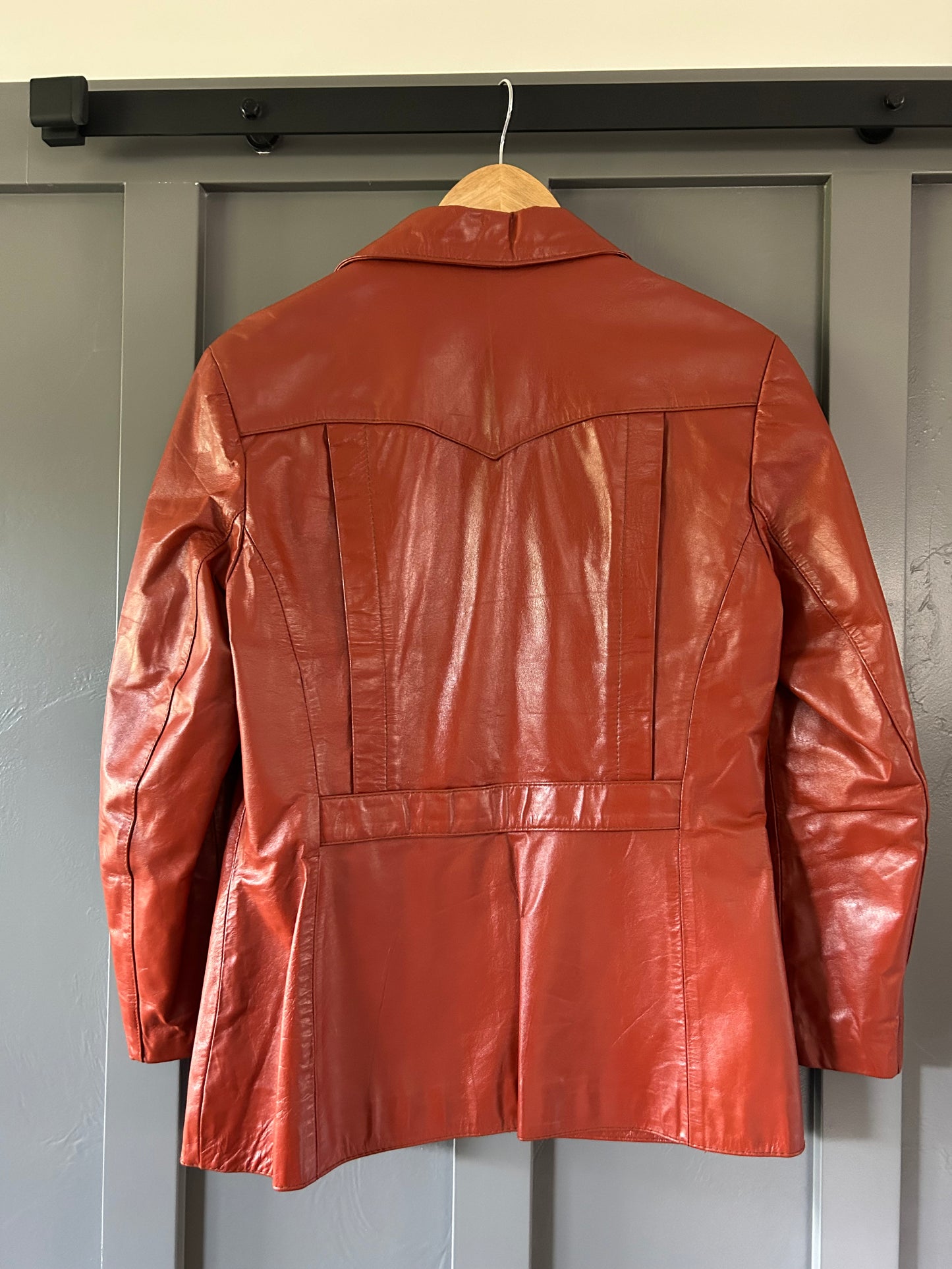 Brick Leather Jacket