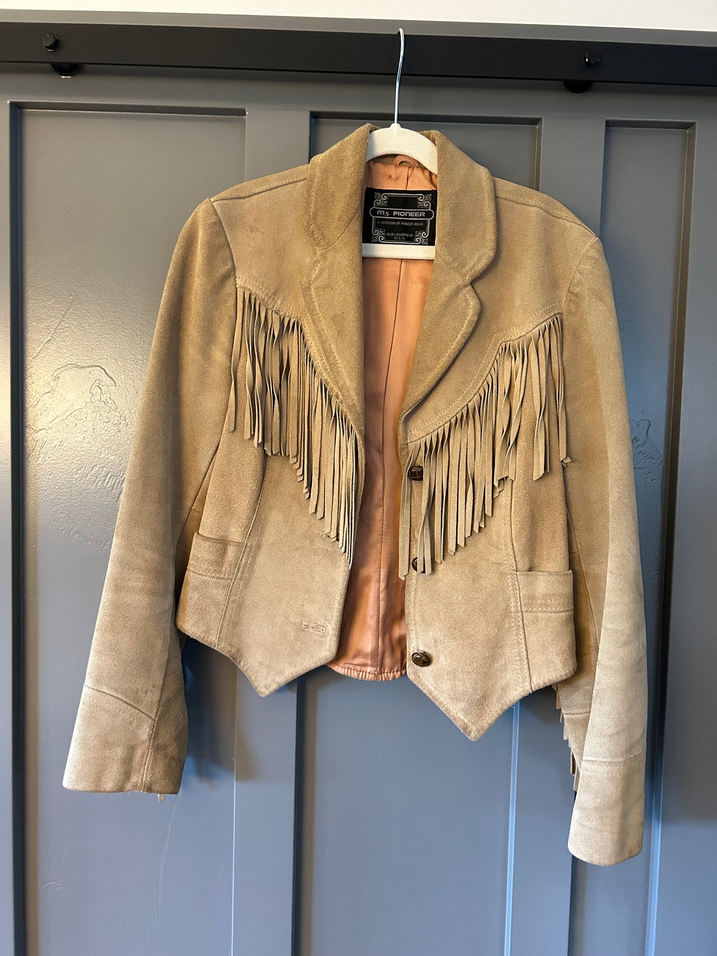 Western Crop Fringe Jacket