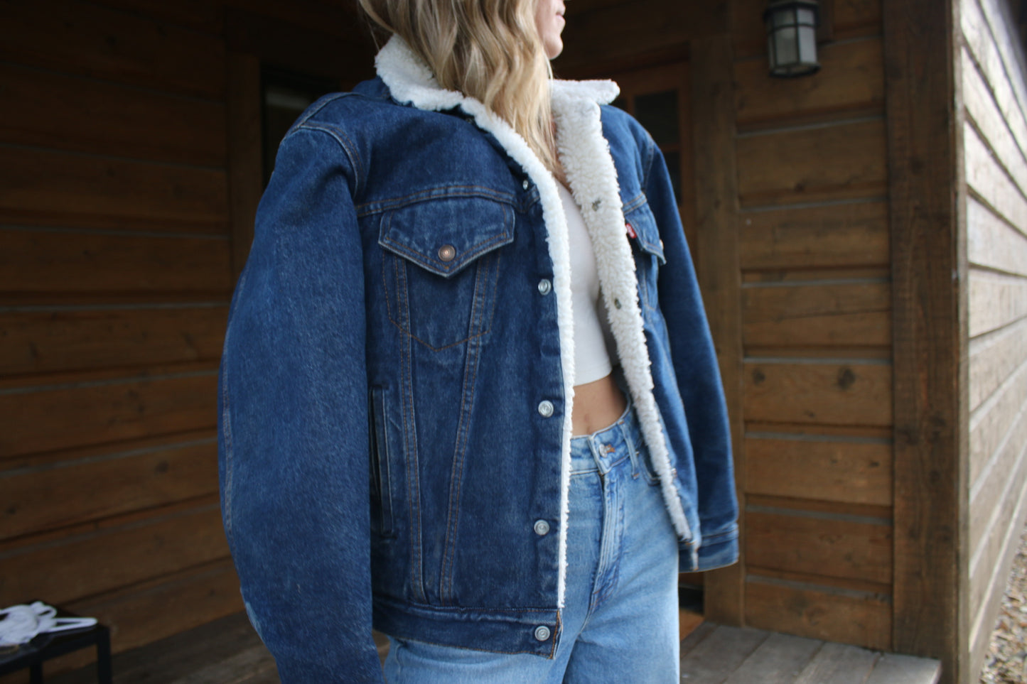 80s Sherpa Jean Jacket