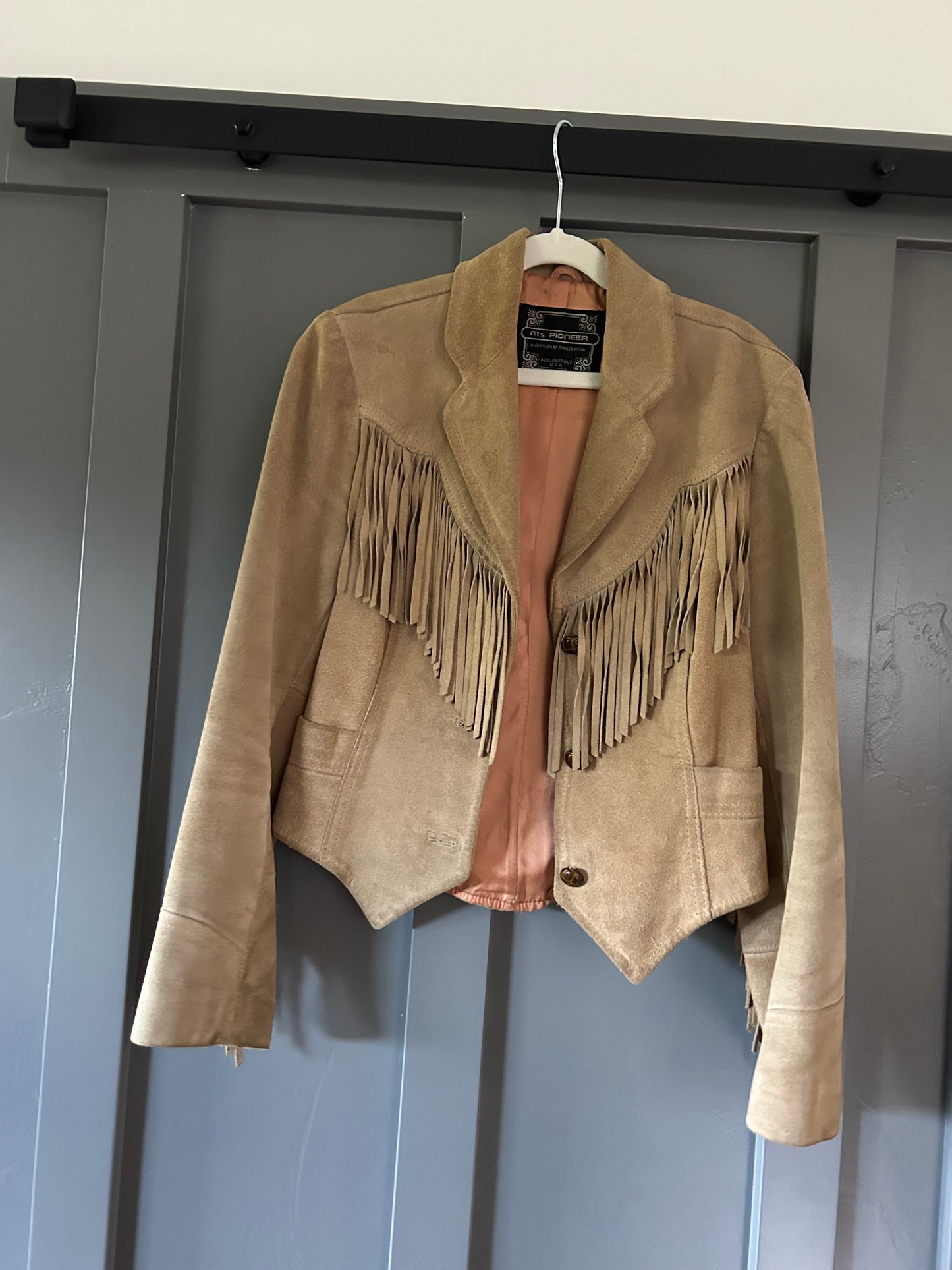 Western Crop Fringe Jacket