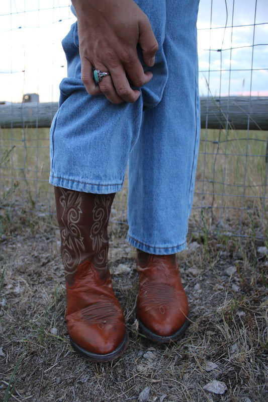 90s Vintage Cowgirl Boot