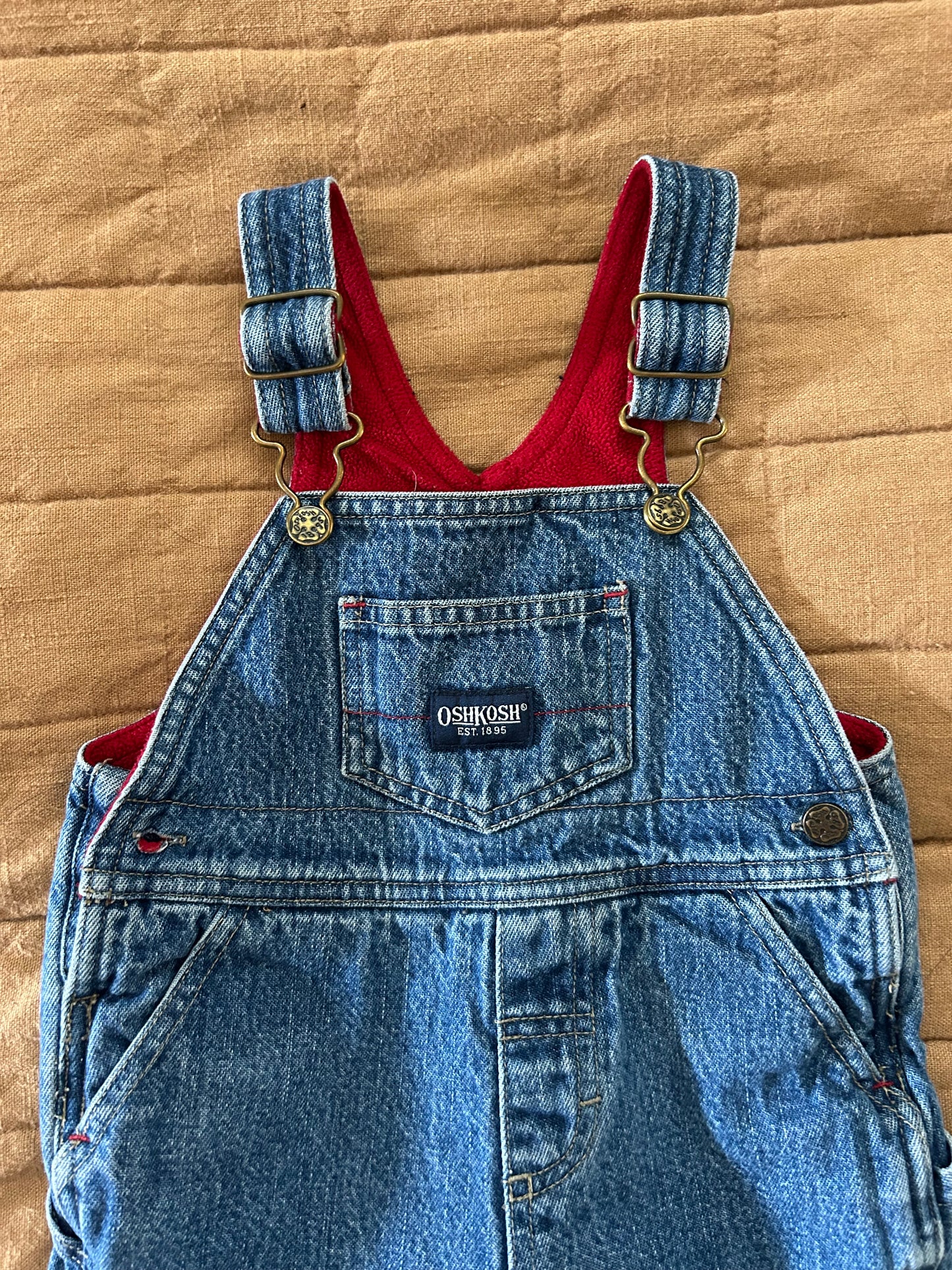 Kid’s Vintage Lined Overalls