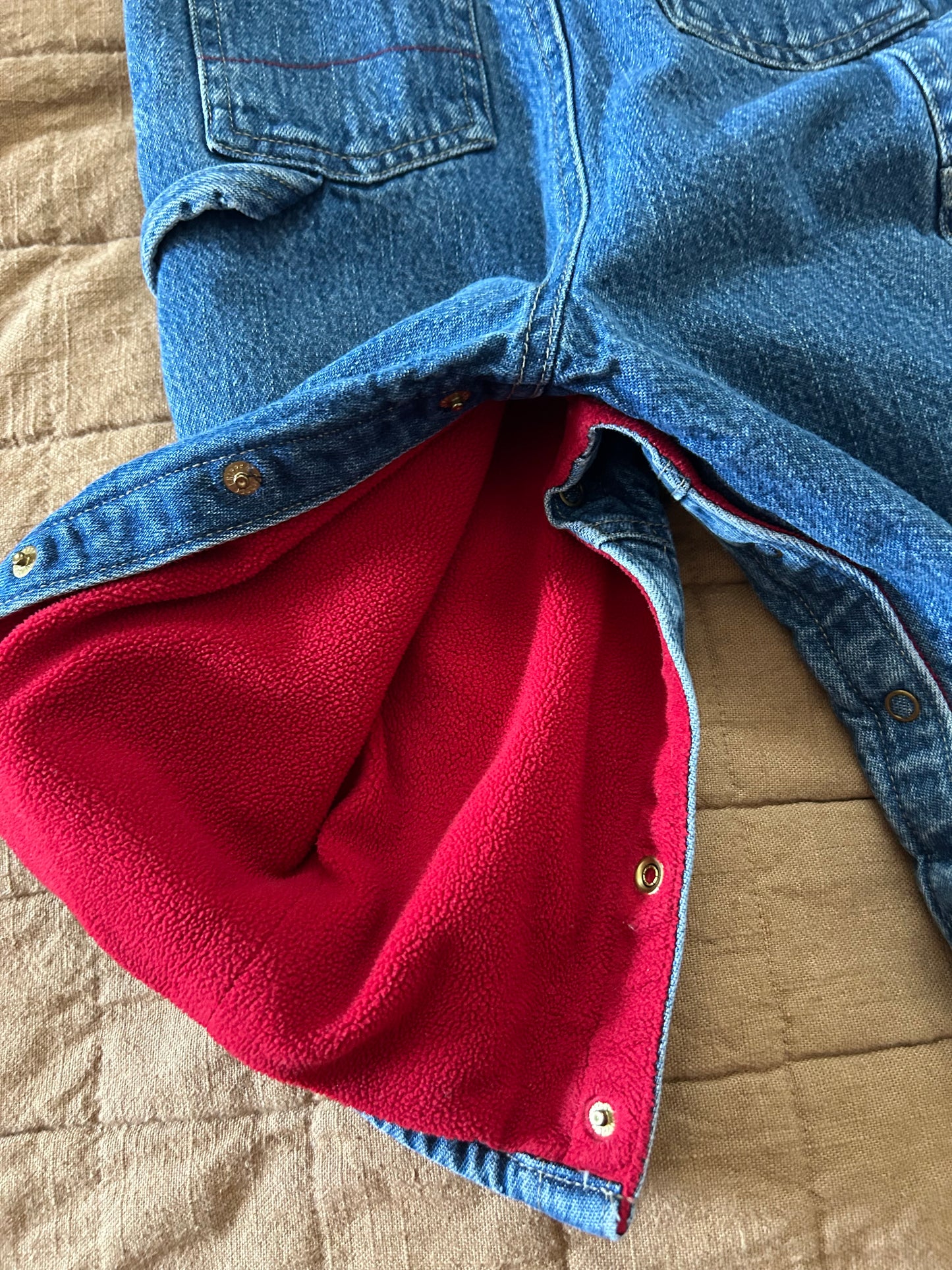 Kid’s Vintage Lined Overalls