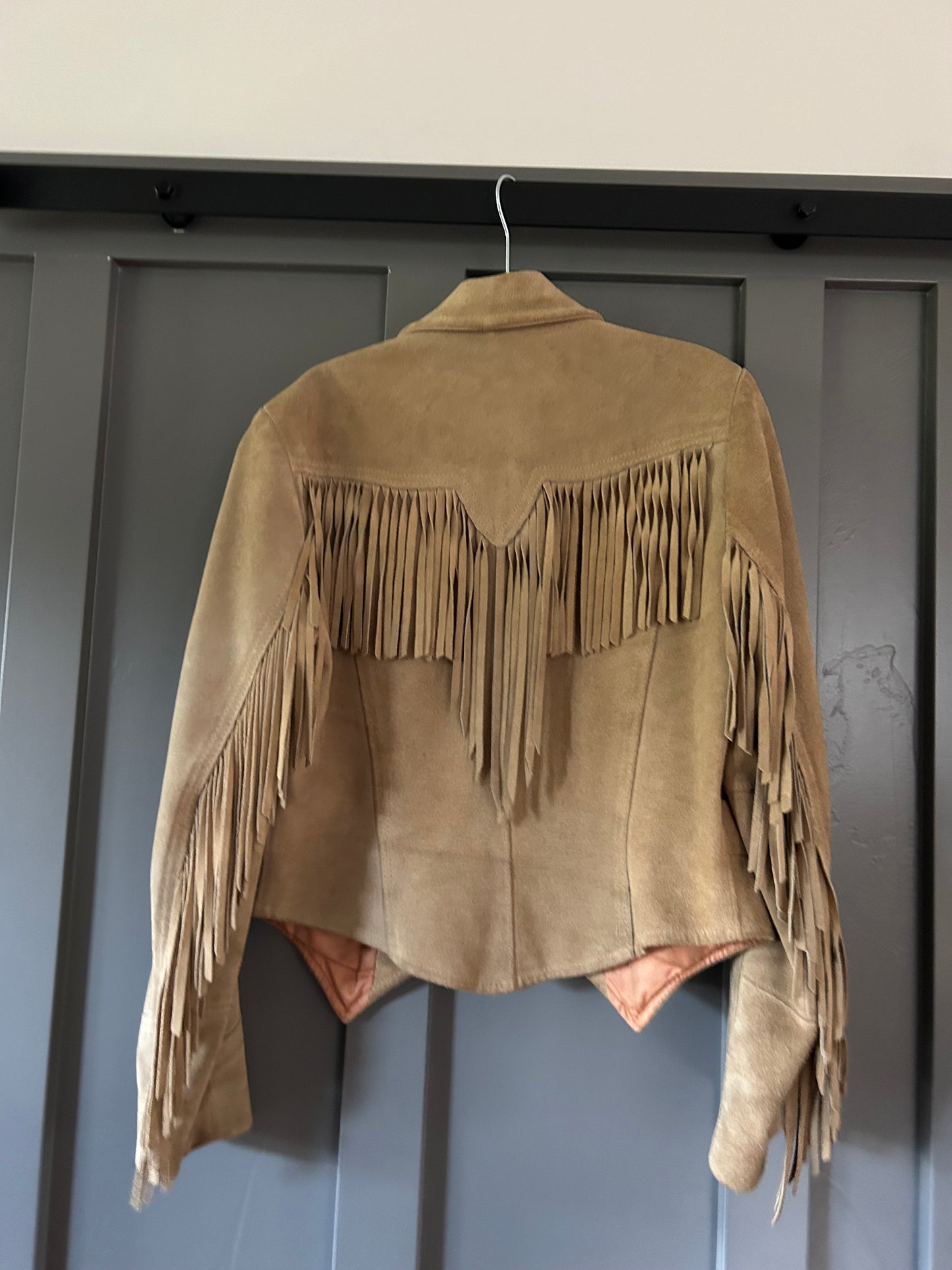 Western Crop Fringe Jacket