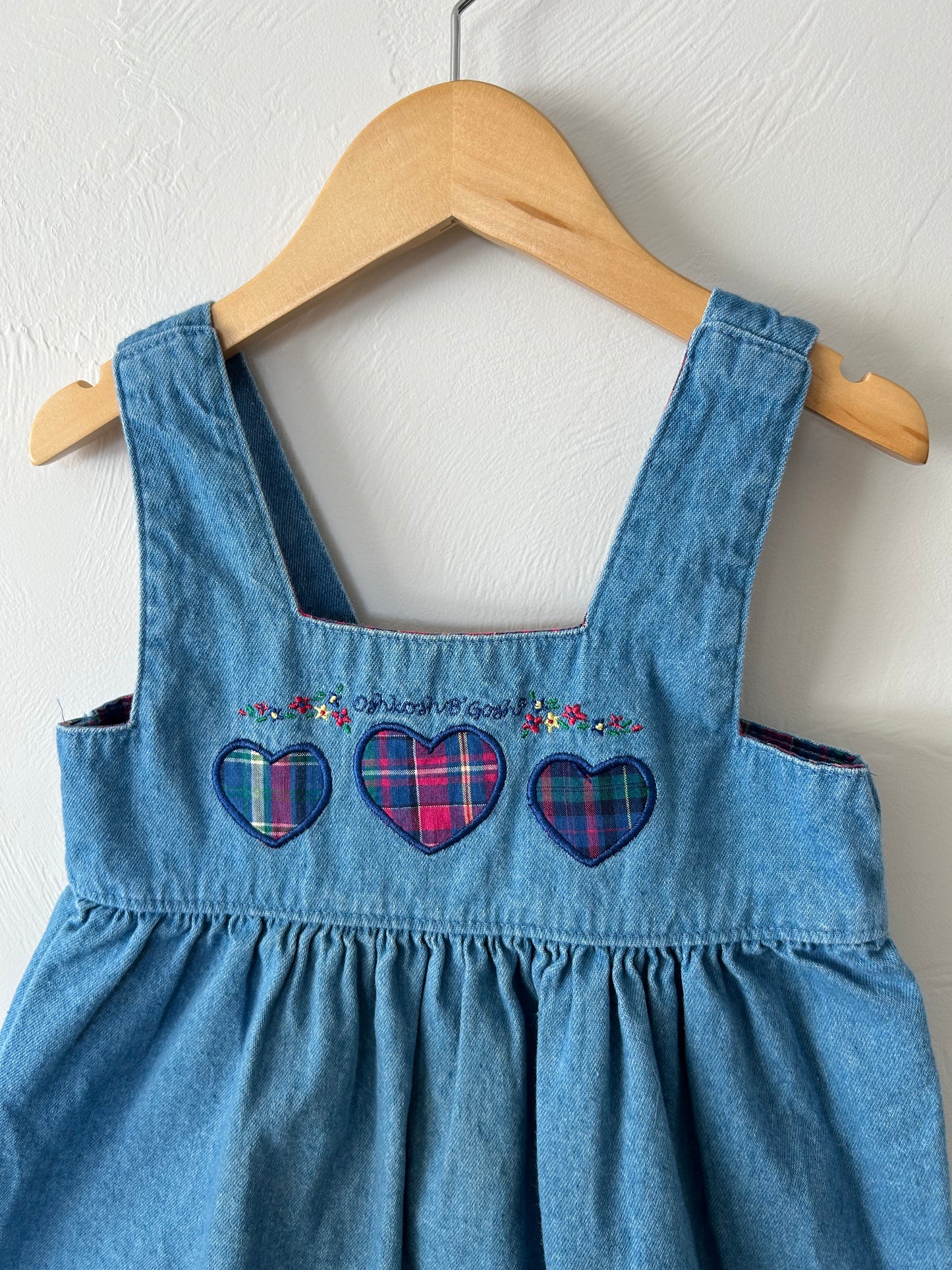 Vintage Denim Heart Dress