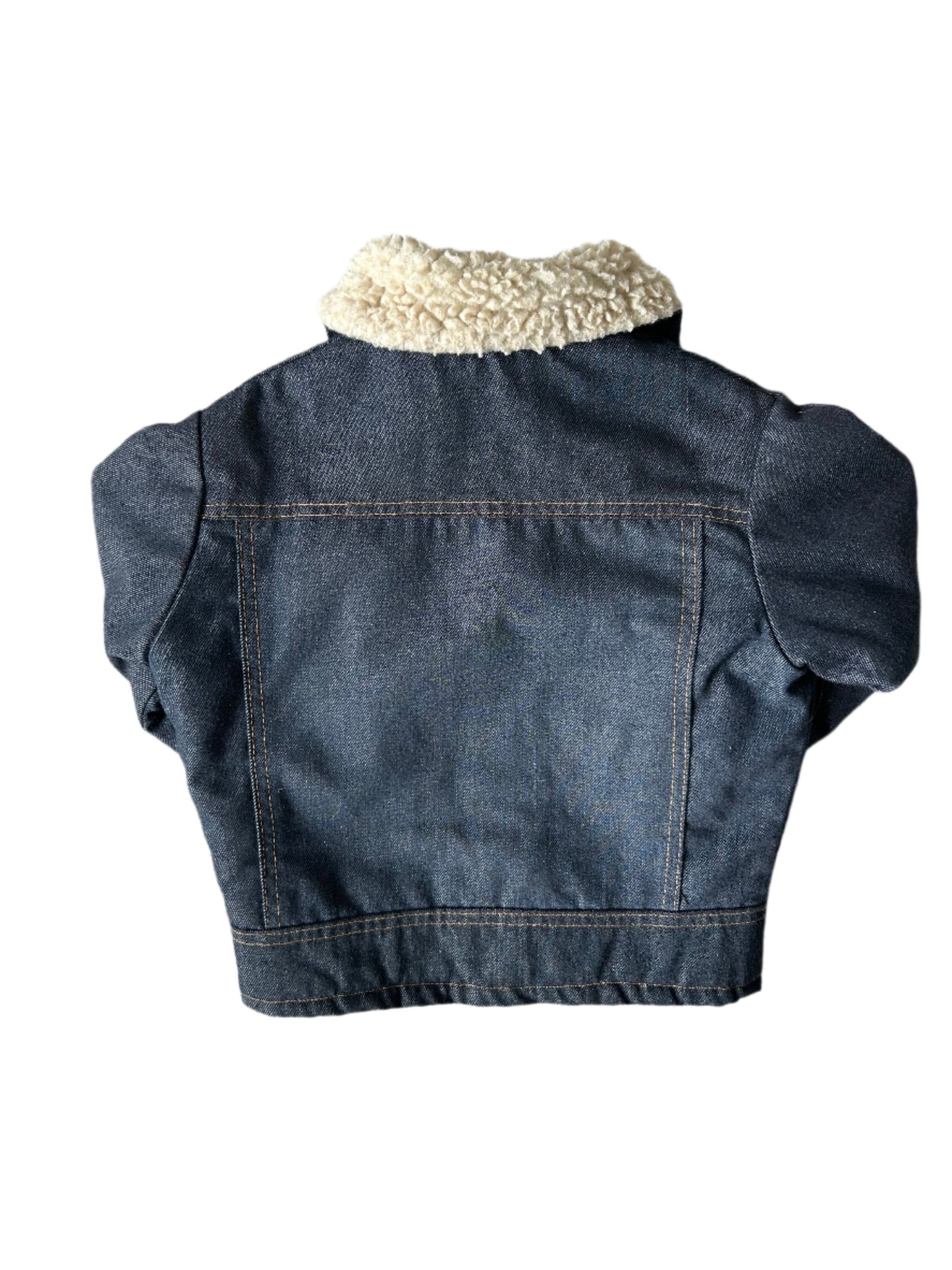 Kids Vintage Shearling Denim Jacket