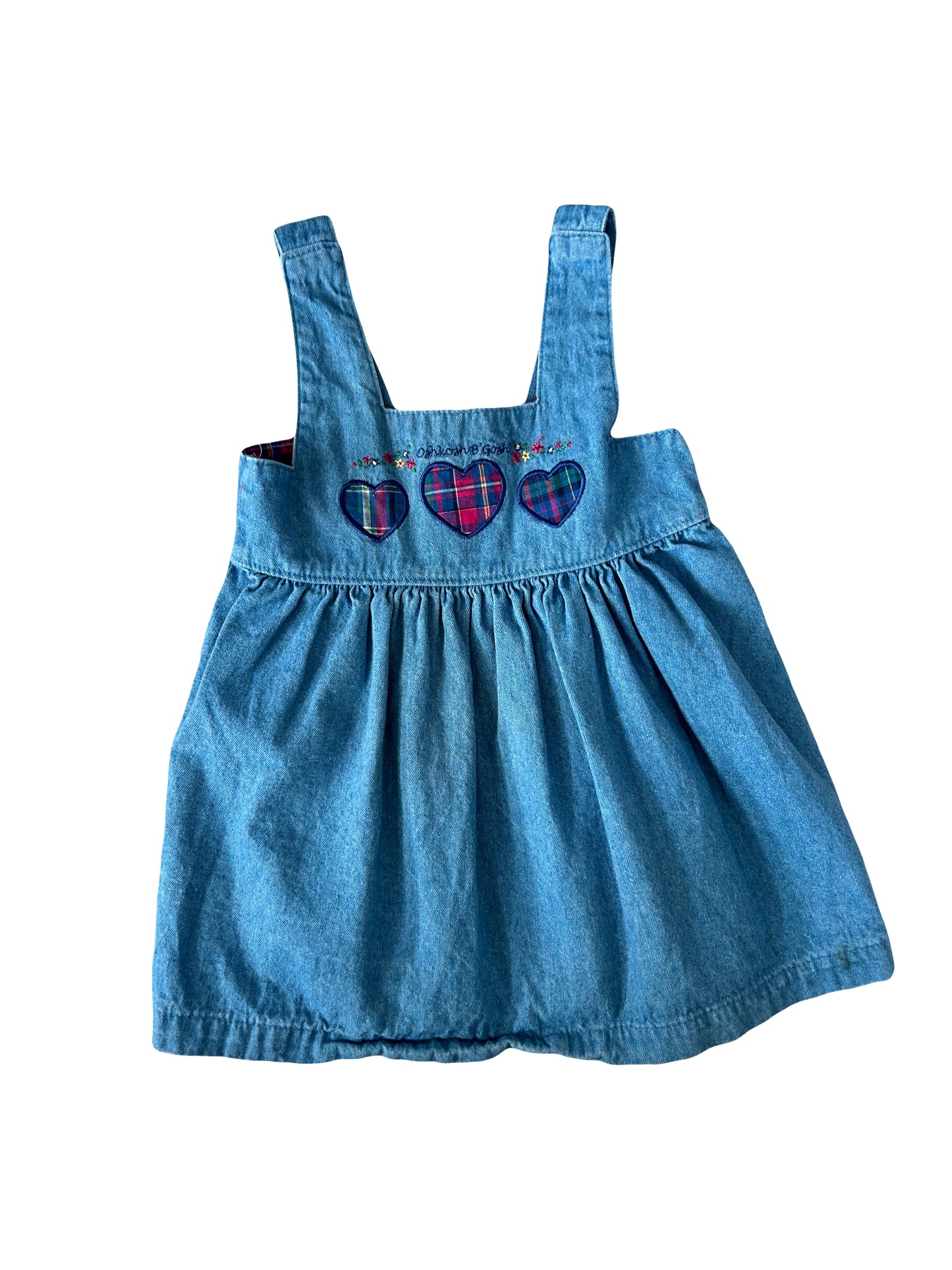 Vintage Denim Heart Dress